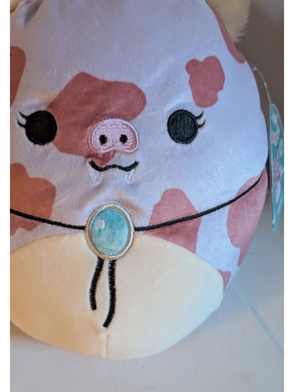 NWT 8" Jolene Cowgirl Bat Squishmallows Country Halloween Bolo Tie Plush Animal